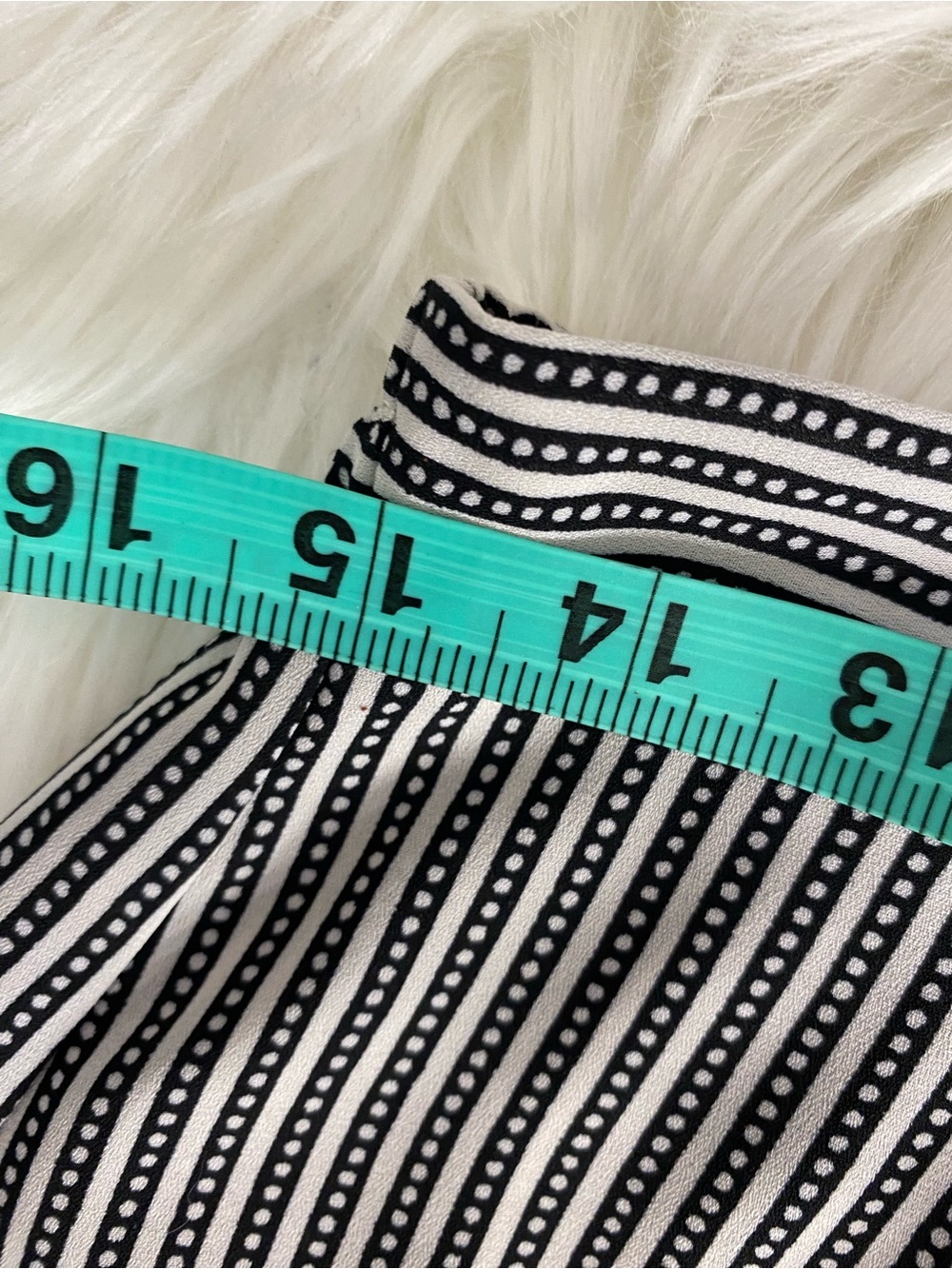 Max Studio Black and White Vertical Stripe Button-Front Midi Skirt - Picture 9 of 12